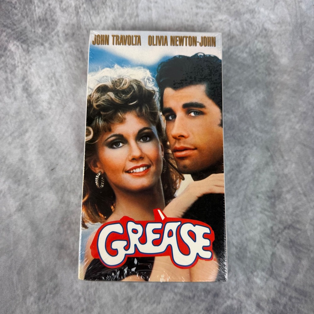 Grease VHS John Travolta Olivia Newton-John 1998 Digitally Remastered Sealed